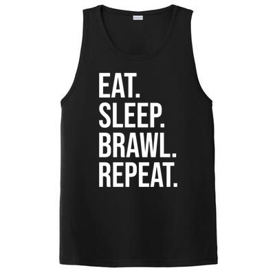 Eat Sleep Brawl Repeat Brawler Funny Video Gamer Meaningful Gift PosiCharge Competitor Tank