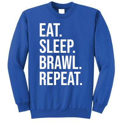 Eat Sleep Brawl Repeat Brawler Funny Video Gamer Meaningful Gift Sweatshirt