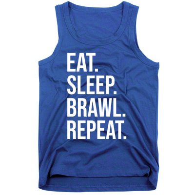 Eat Sleep Brawl Repeat Brawler Funny Video Gamer Meaningful Gift Tank Top