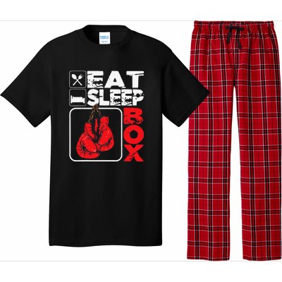 Eat Sleep Box Boxing Lover Gym Boxer Kickboxing Kickboxer Pajama Set