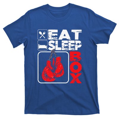 Eat Sleep Box Boxing Lover Gym Boxer Kickboxing Kickboxer T-Shirt