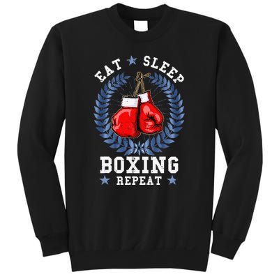 Eat Sleep Box Boxing Lover Gym Boxer Kickboxing Kickboxer Sweatshirt