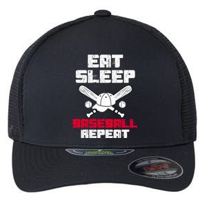 Eat Sleep Baseball Coaches Baseball Players Baseball Lovers Gift Flexfit Unipanel Trucker Cap