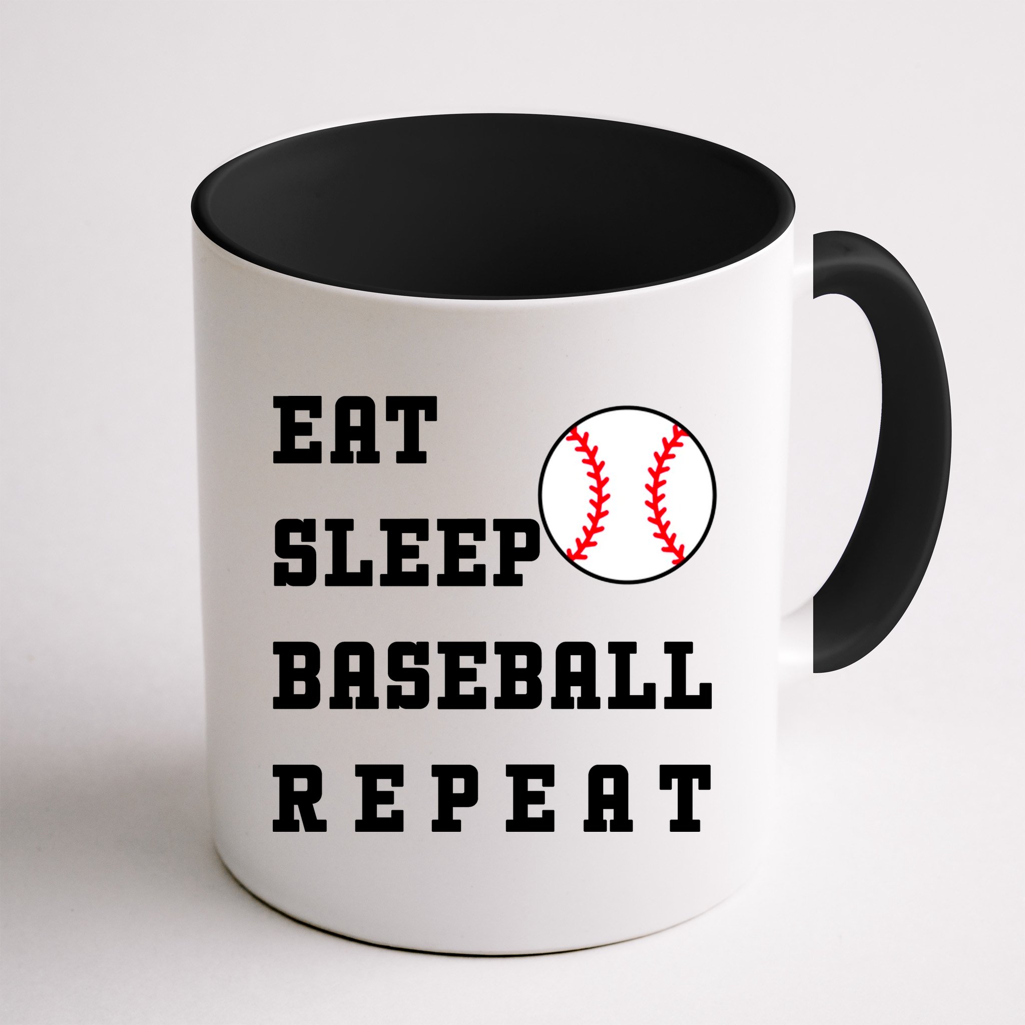 Eat Sleep Baseball Repeat Mug