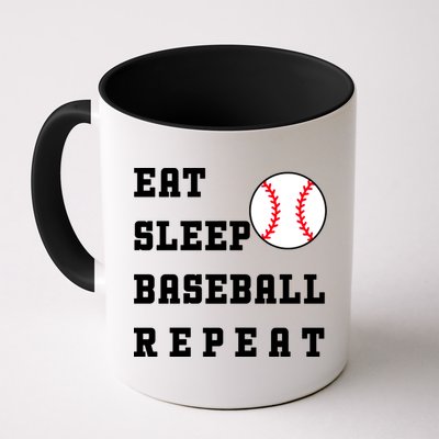 Eat Sleep Baseball Repeat Mug