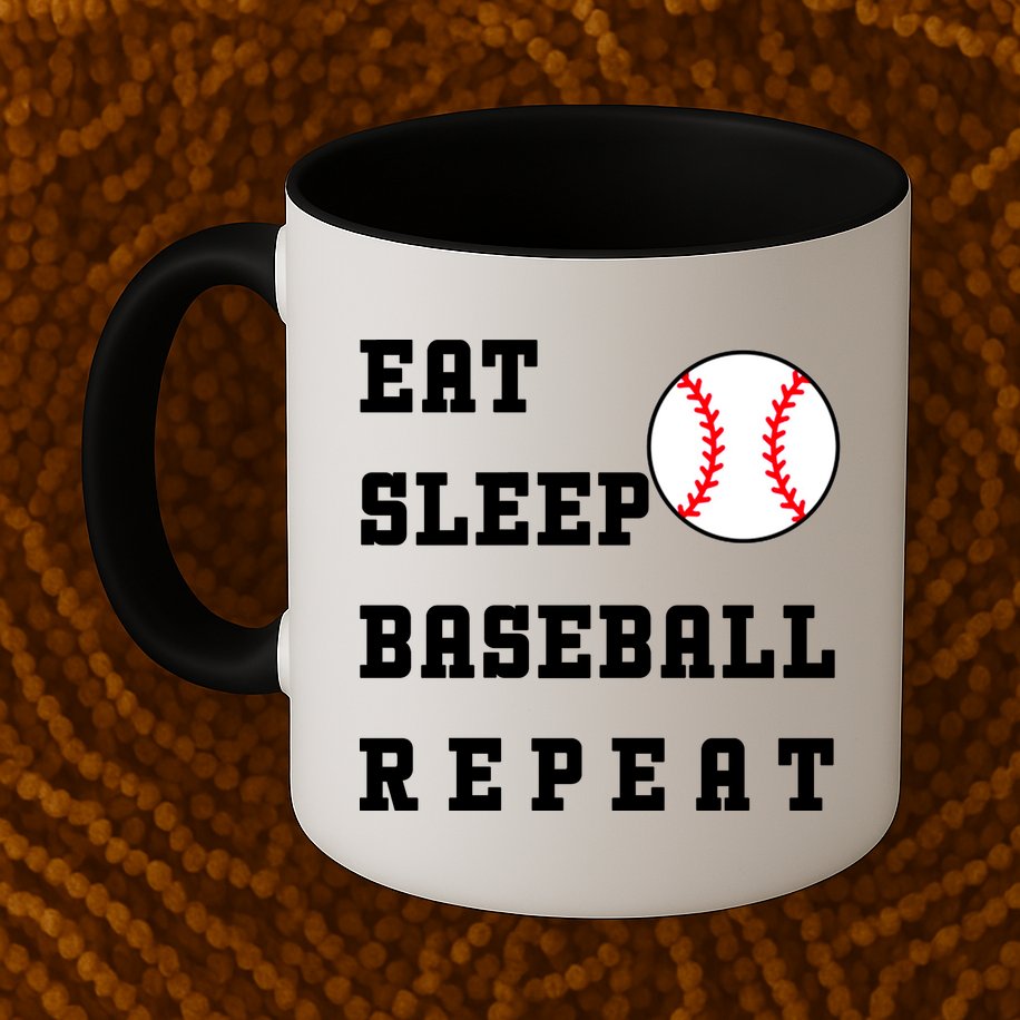 Eat Sleep Baseball Repeat Mug