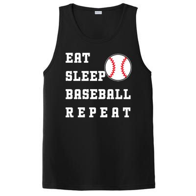 Eat Sleep Baseball Repeat PosiCharge Competitor Tank