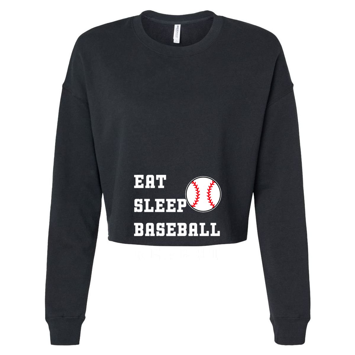 Eat Sleep Baseball Repeat Cotton Canvas Backpack