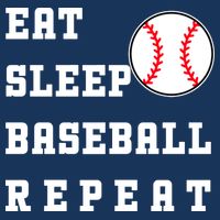 Eat Sleep Baseball Repeat Cool Comfort Performance Bucket Hat