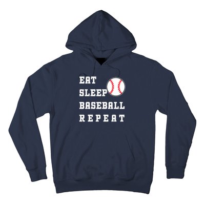 Eat Sleep Baseball Repeat Hoodie