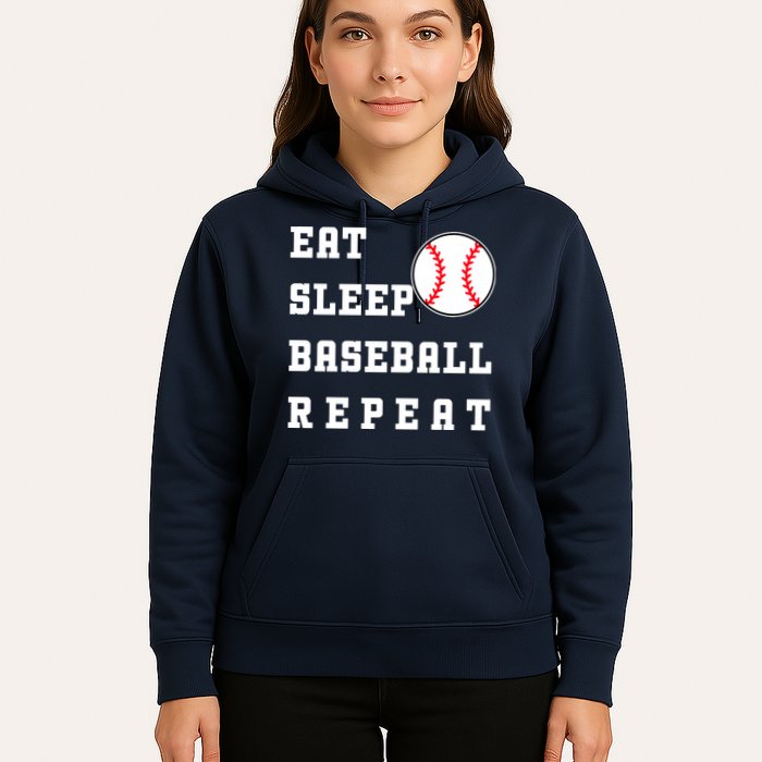 Eat Sleep Baseball Repeat Hoodie