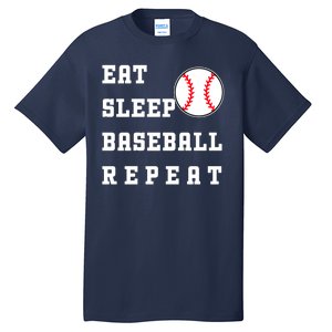 Eat Sleep Baseball Repeat Tall T-Shirt