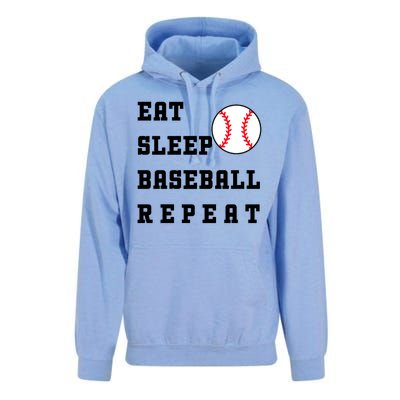 Eat Sleep Baseball Repeat Unisex Surf Hoodie