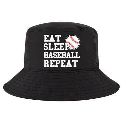 Eat Sleep Baseball Repeat Meaningful Gift Cool Comfort Performance Bucket Hat