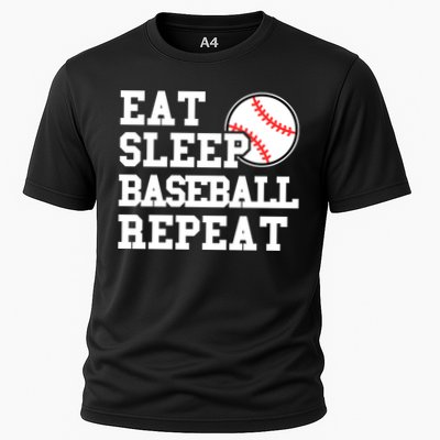 Eat Sleep Baseball Repeat Meaningful Gift Cooling Performance Crew T-Shirt