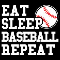 Eat Sleep Baseball Repeat Meaningful Gift Cooling Performance Crew T-Shirt
