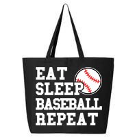 Eat Sleep Baseball Repeat Meaningful Gift 25L Jumbo Tote