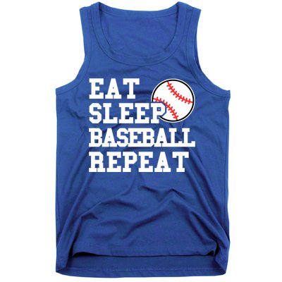 Eat Sleep Baseball Repeat Meaningful Gift Tank Top