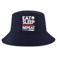 Eat Sleep Baseball Repeat Catcher Pitcher Baseball Cool Comfort Performance Bucket Hat