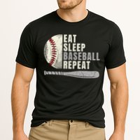 Eat Sleep Baseball Repeat Funny Baseball Player Cool Gift Cooling Performance Crew T-Shirt