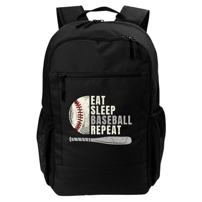 Eat Sleep Baseball Repeat Funny Baseball Player Cool Gift Backpack
