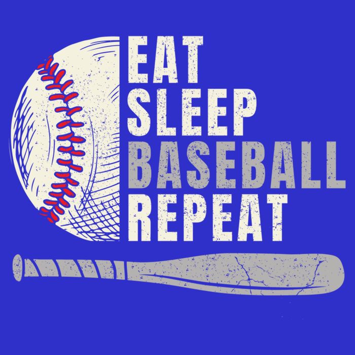 Eat Sleep Baseball Repeat Funny Baseball Player Cool Gift 16 in Basic Backpack
