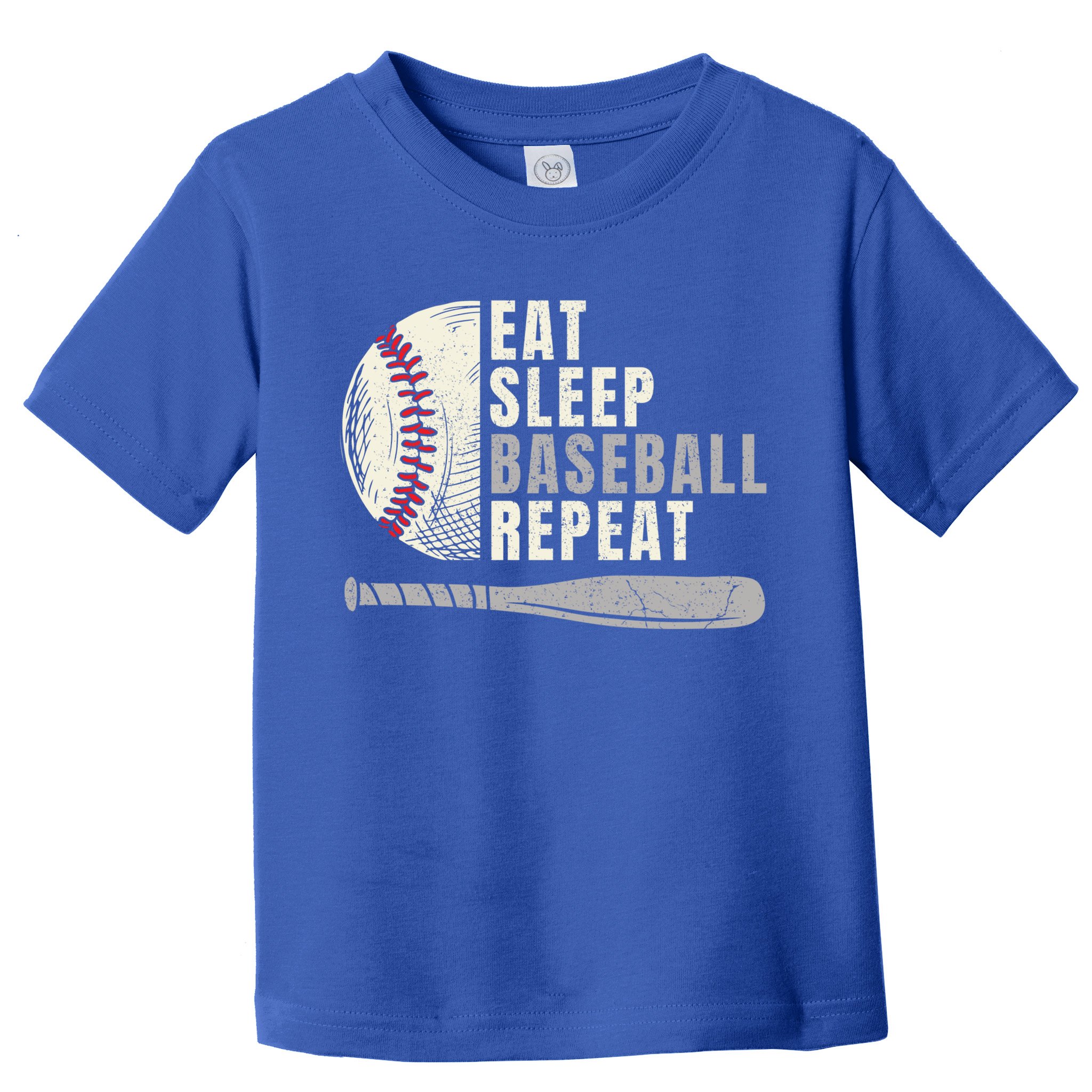 Eat Sleep Baseball Repeat Funny Baseball Player Cool Gift Toddler T-Shirt