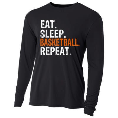 Eat Sleep Basketball Repeat Gift Cooling Performance Long Sleeve Crew