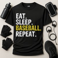 Eat Sleep Baseball Repeat Gift Cooling Performance Crew T-Shirt