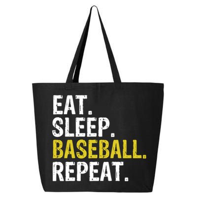 Eat Sleep Baseball Repeat Gift 25L Jumbo Tote