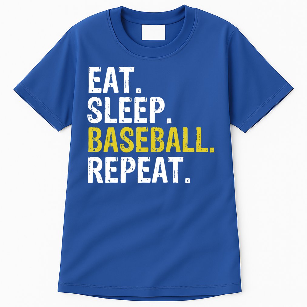 Eat Sleep Baseball Repeat Gift Tall T-Shirt