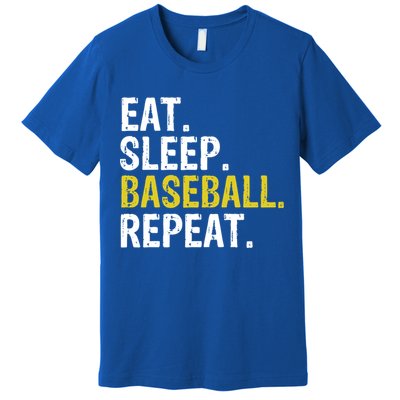 Eat Sleep Baseball Repeat Gift Premium T-Shirt