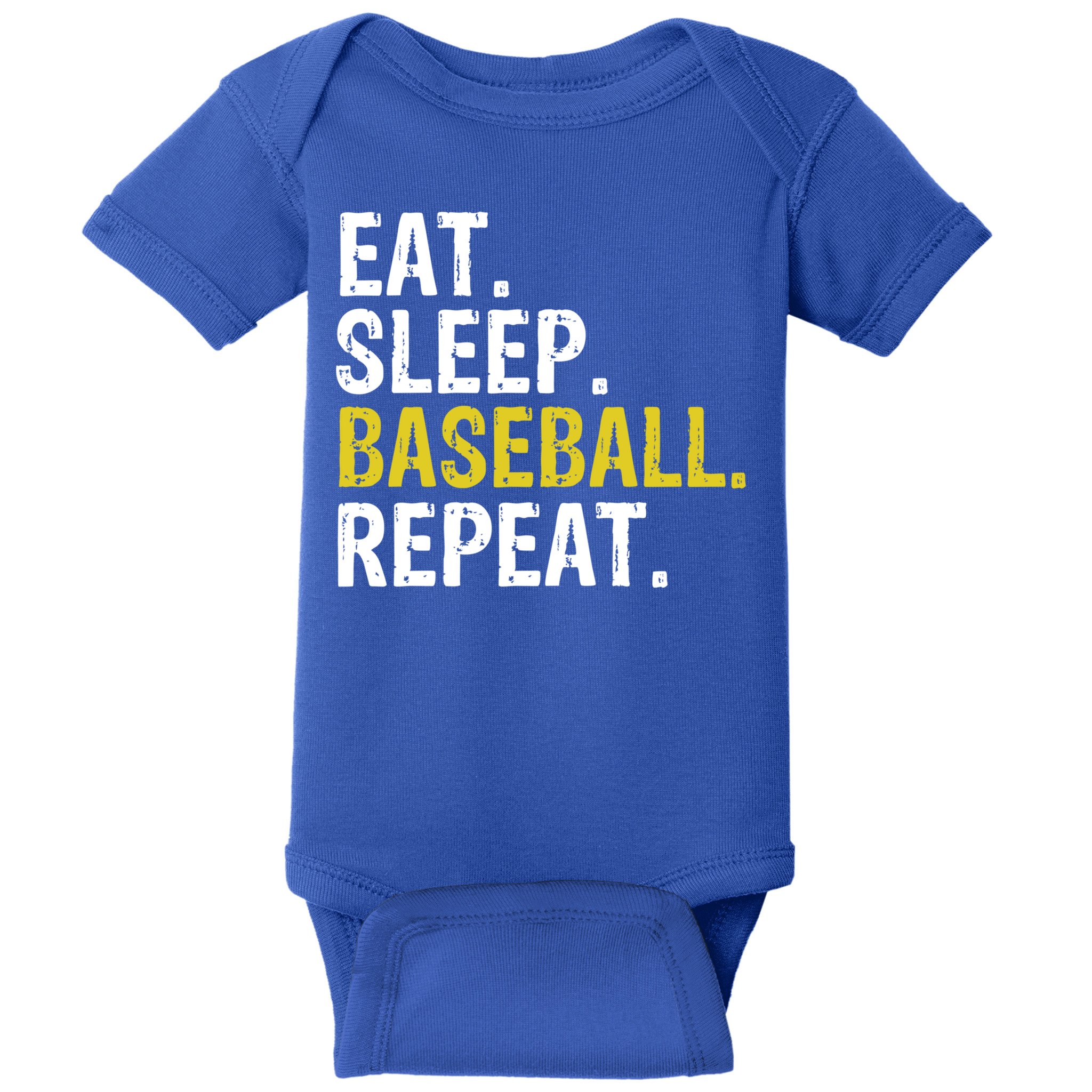 Eat Sleep Baseball Repeat Gift Baby Bodysuit