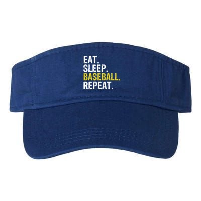 Eat Sleep Baseball Repeat Gift Visor