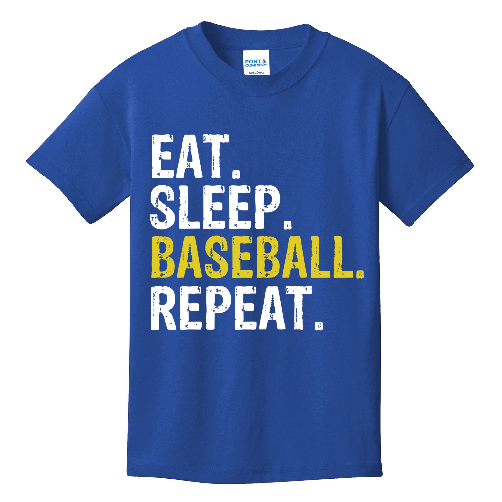 Eat Sleep Baseball Repeat Gift Kids T-Shirt