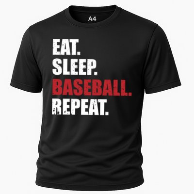 Eat Sleep Baseball Repeat Gift Cooling Performance Crew T-Shirt