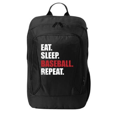 Eat Sleep Baseball Repeat Gift City Backpack