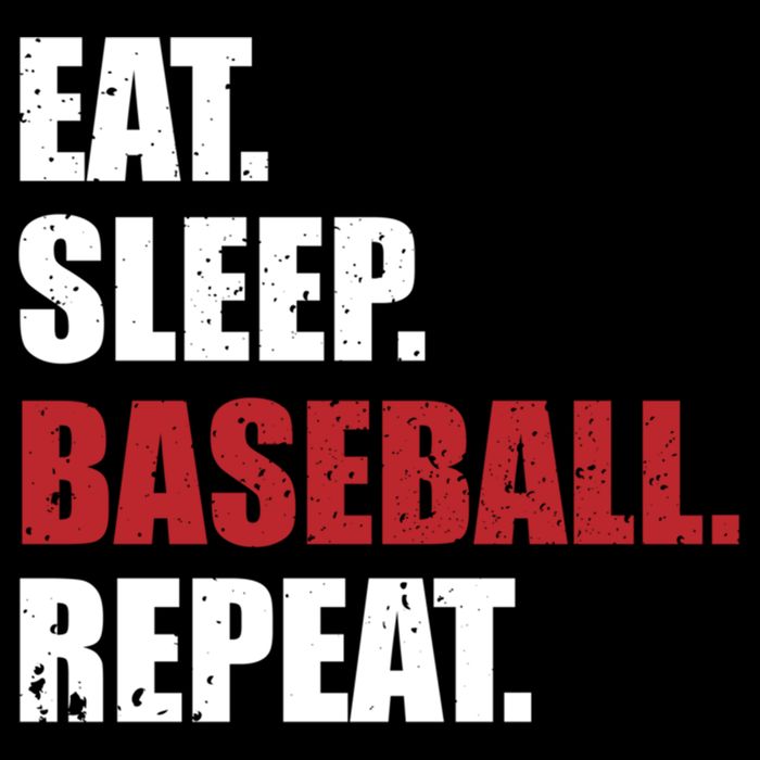 Eat Sleep Baseball Repeat Gift Drawstring Bag