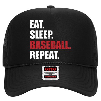 Eat Sleep Baseball Repeat Gift Hat