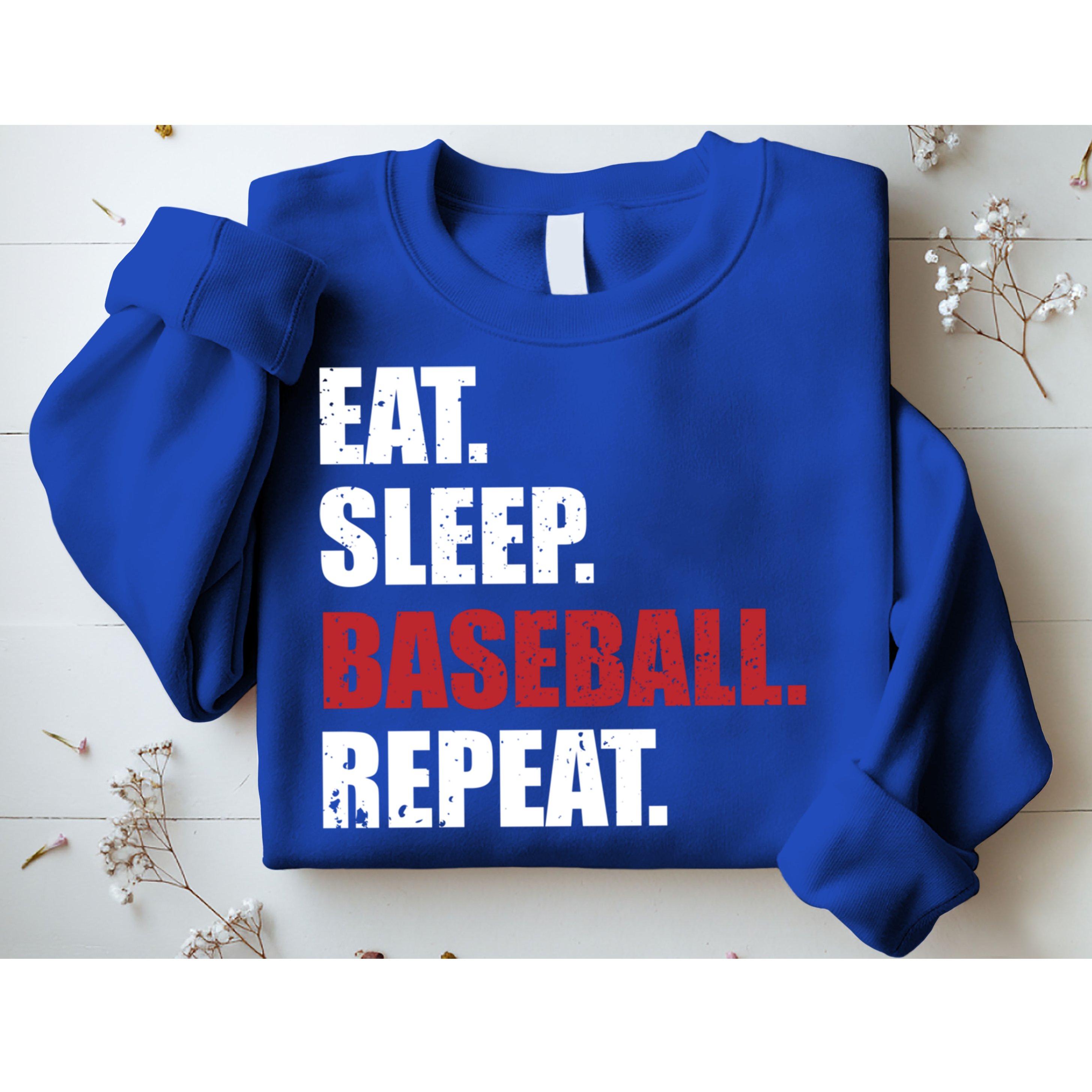 Eat Sleep Baseball Repeat Gift Sweatshirt