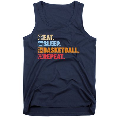 Eat Sleep Basketball Repeat Tank Top