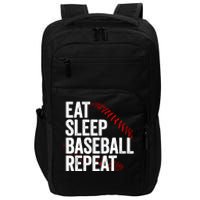 Eat Sleep Baseball Repeat Impact Tech Backpack