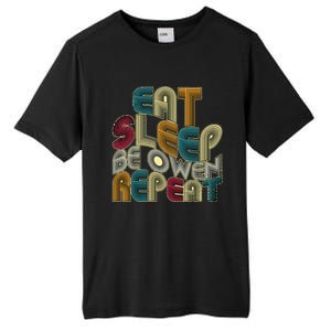 Eat Sleep Be Owen Repeat Funny Groovy Retro Owen Tall Fusion ChromaSoft Performance T-Shirt