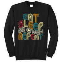 Eat Sleep Be Owen Repeat Funny Groovy Retro Owen Tall Sweatshirt