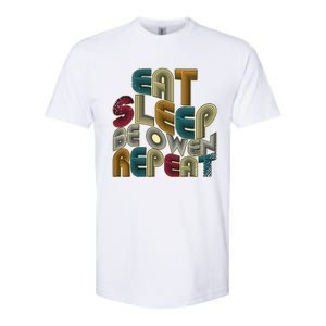 Eat Sleep Be Owen Repeat Funny Groovy Retro Owen Softstyle CVC T-Shirt