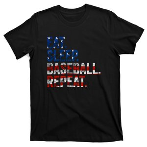 Eat Sleep Baseball Repeat T-Shirt