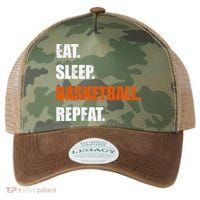 Eat Sleep Basketball Repeat Legacy Tie Dye Trucker Hat