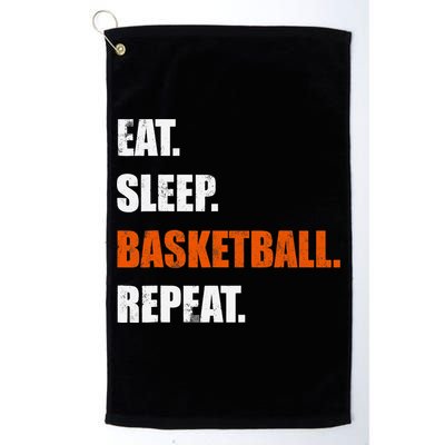 Eat Sleep Basketball Repeat Golf Towel