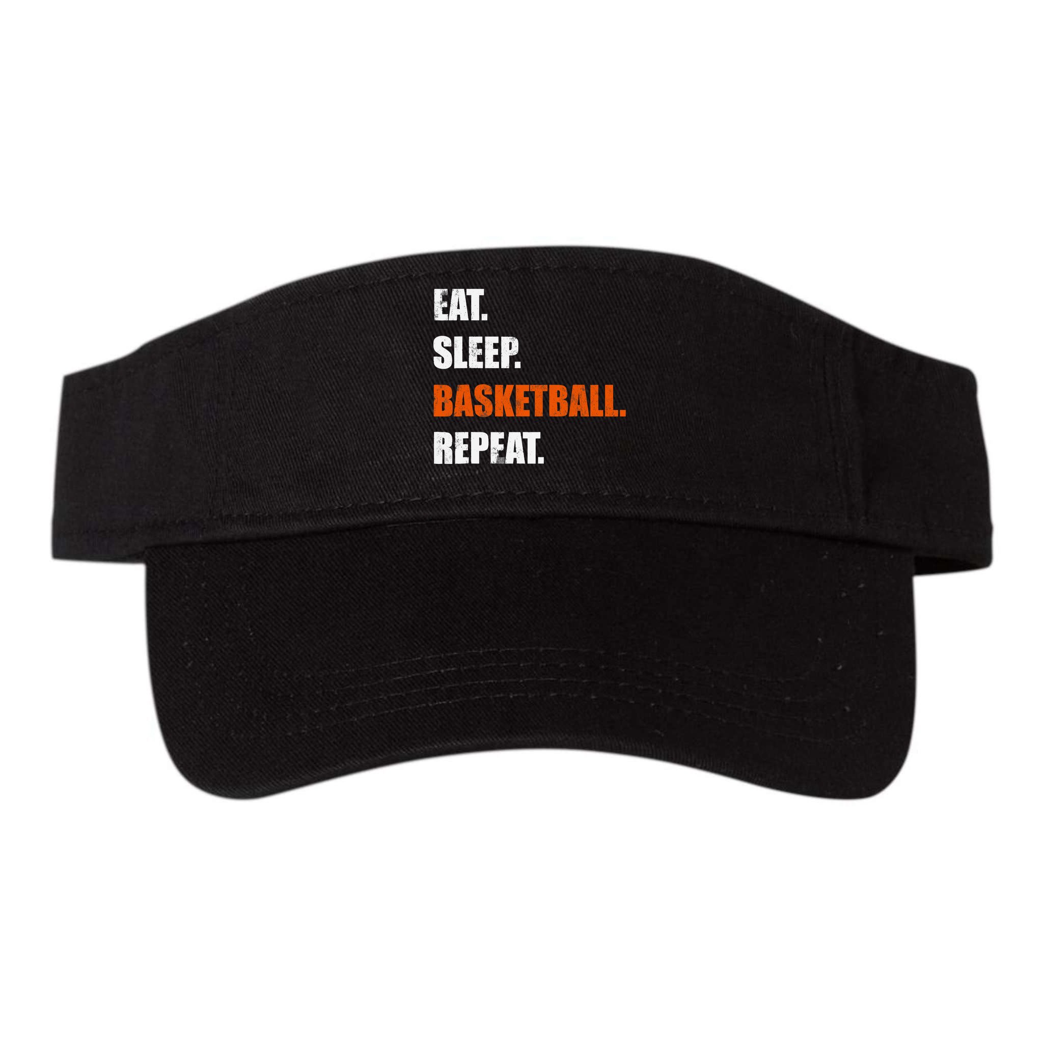 Eat Sleep Basketball Repeat Visor