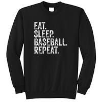 Eat Sleep Baseball Repeat Sweatshirt